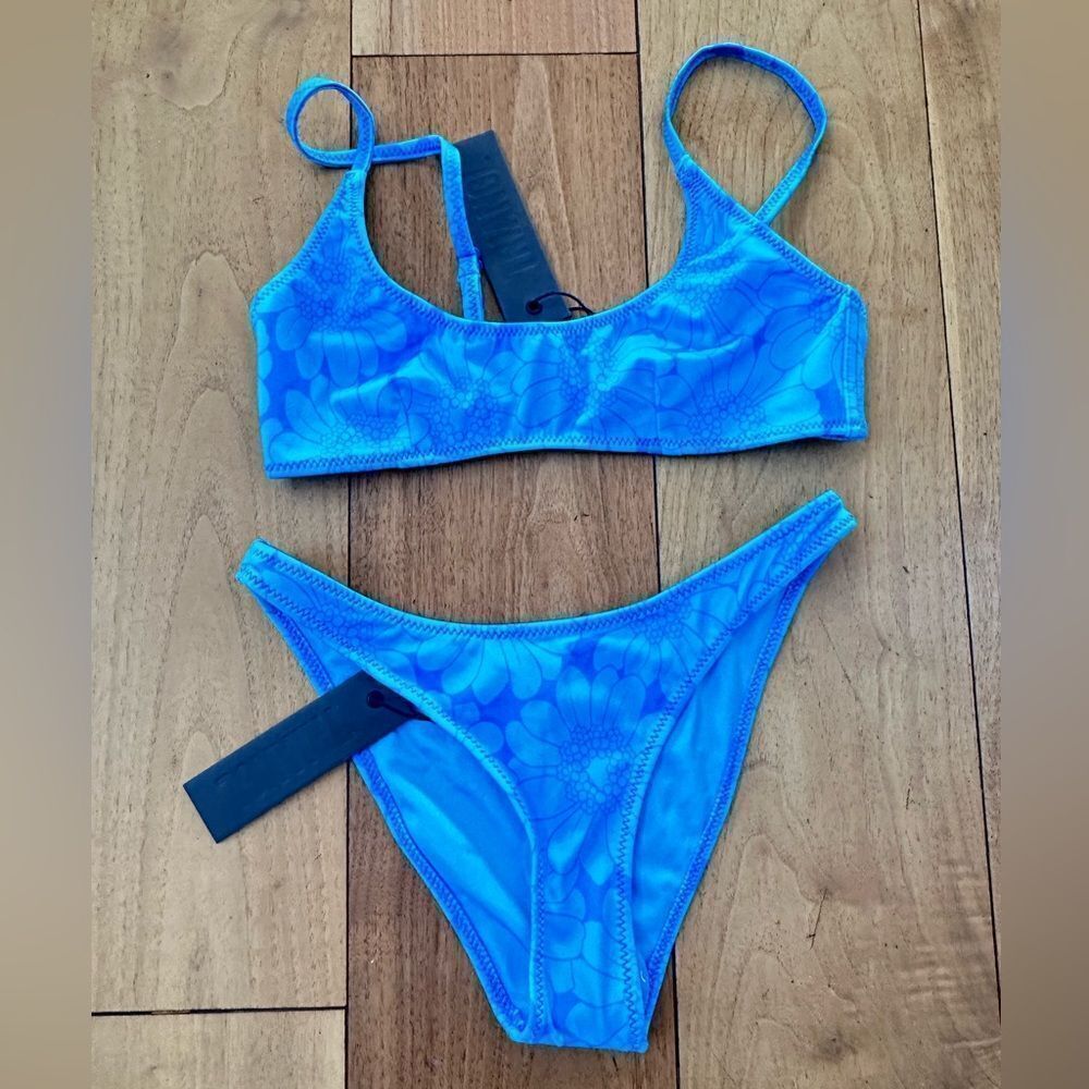 TRIANGL CHEEKY RINA - OCEAN FLORAL NO BAG NEW WITH TAGS - Picture 7 of 9